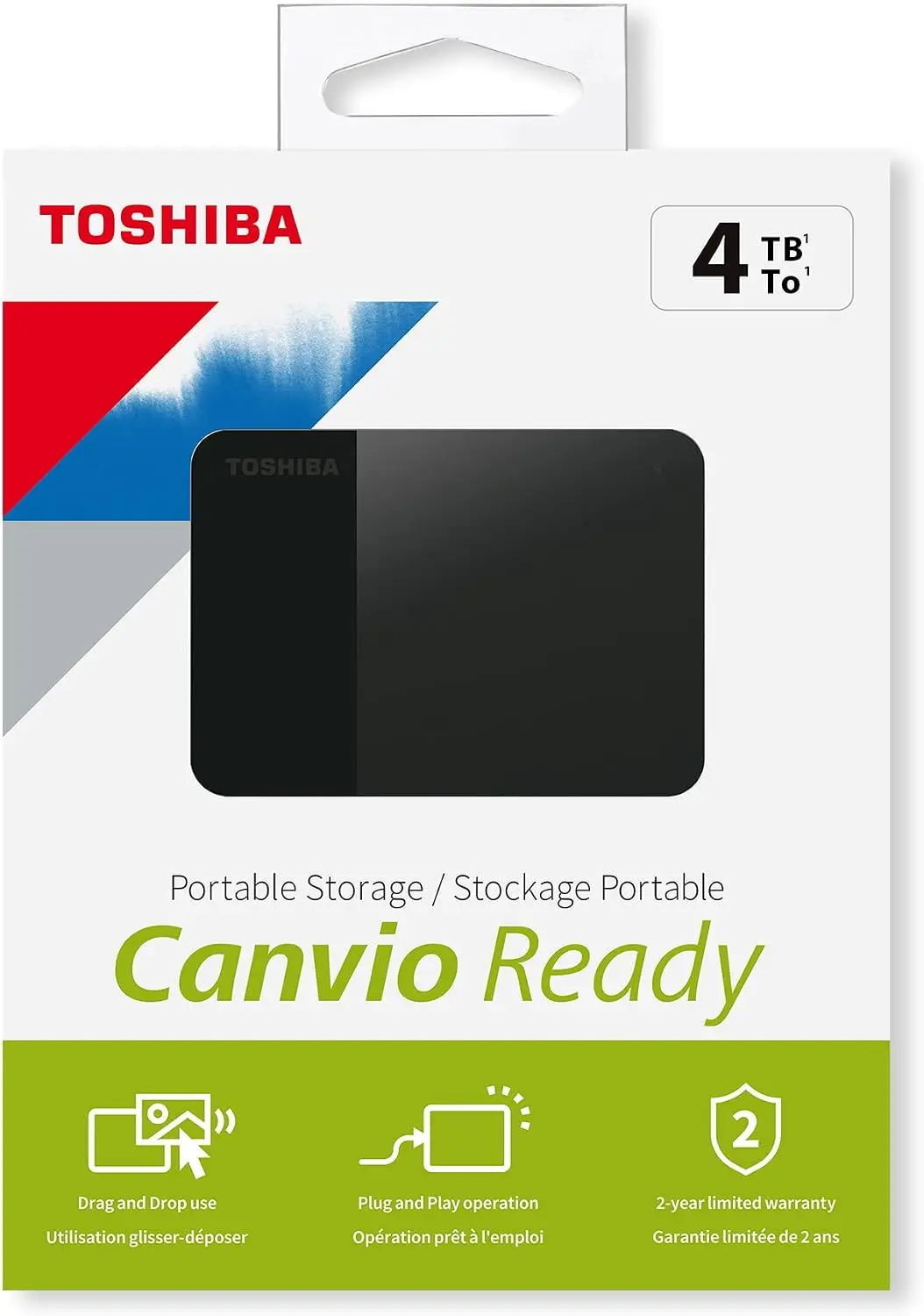 דיסק חיצוני Toshiba Canvio Ready HDD 2.5" USB 3.2 HDTP340EK3CA 4TB
