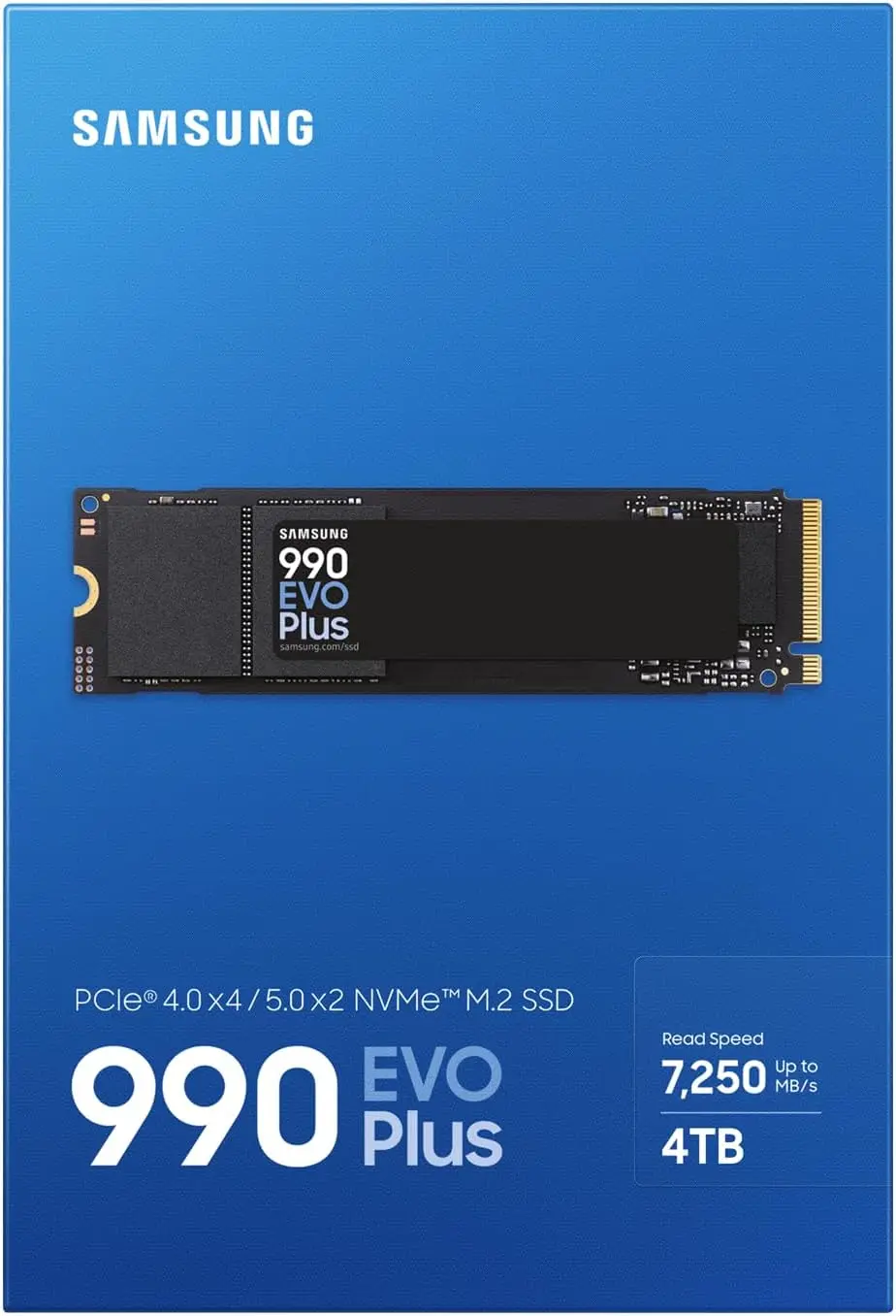 דיסק פנימי Samsung 990 EVO Plus SSD M.2 2280 MZ-V9S4T0BW 4TB