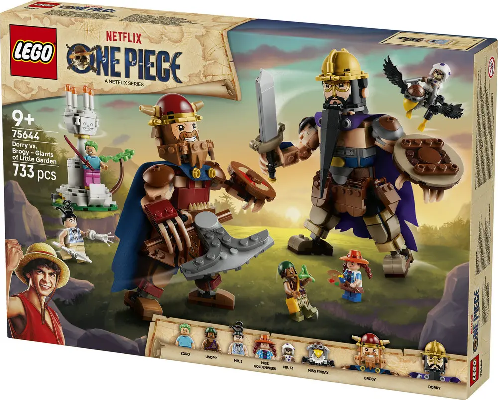 ONE PIECE – דורי נגד ברוגי – ענקי האי ליטל גארדן Lego One Piece 75644