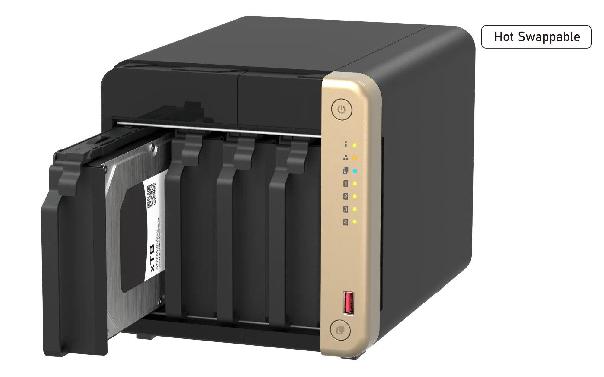 שרת אחסון NAS QNAP TS-464-8G 4-Bay