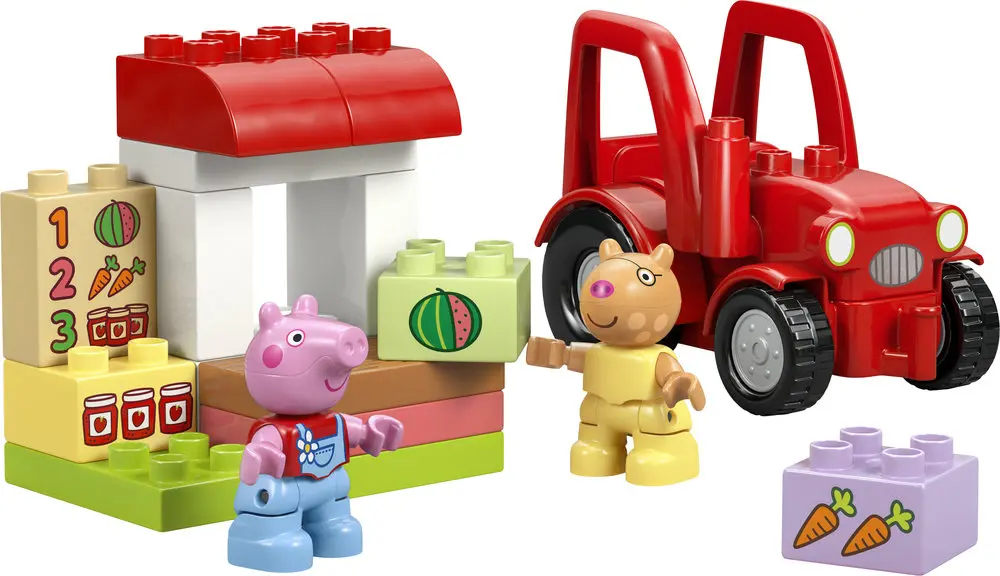 טרקטור ודוכן בשוק Lego Duplo 10468