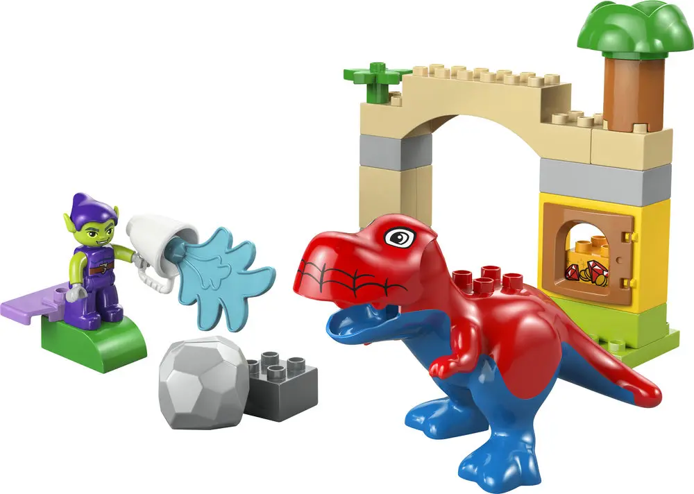 דינוזאור ספיידי-רקס נגד הגובלין הירוק Lego Duplo 10463
