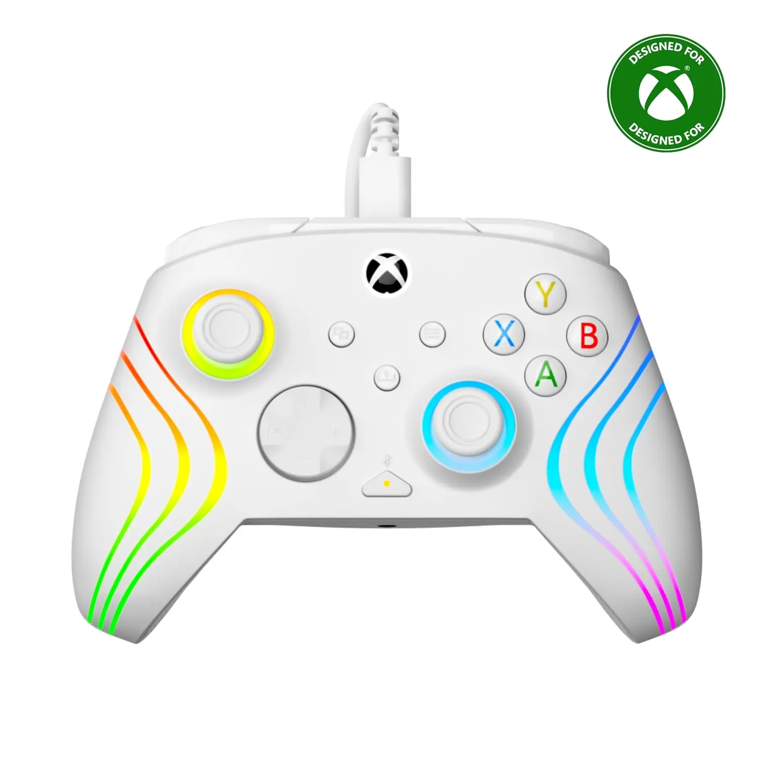 בקר משחק אלחוטי Turtle Beach Afterglow Wave ל-Nintendo Switch בצבע לבן