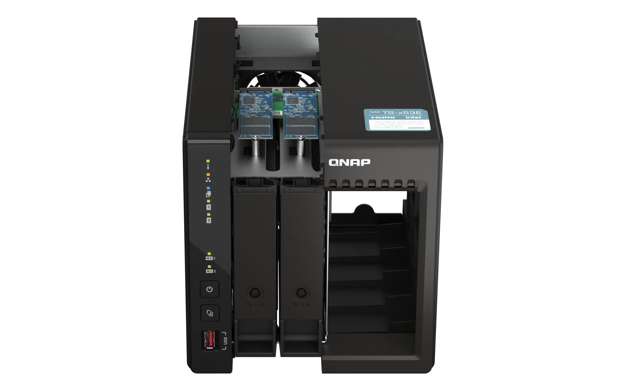 שרת אחסון NAS QNAP TS-253E-8G 2-Bay