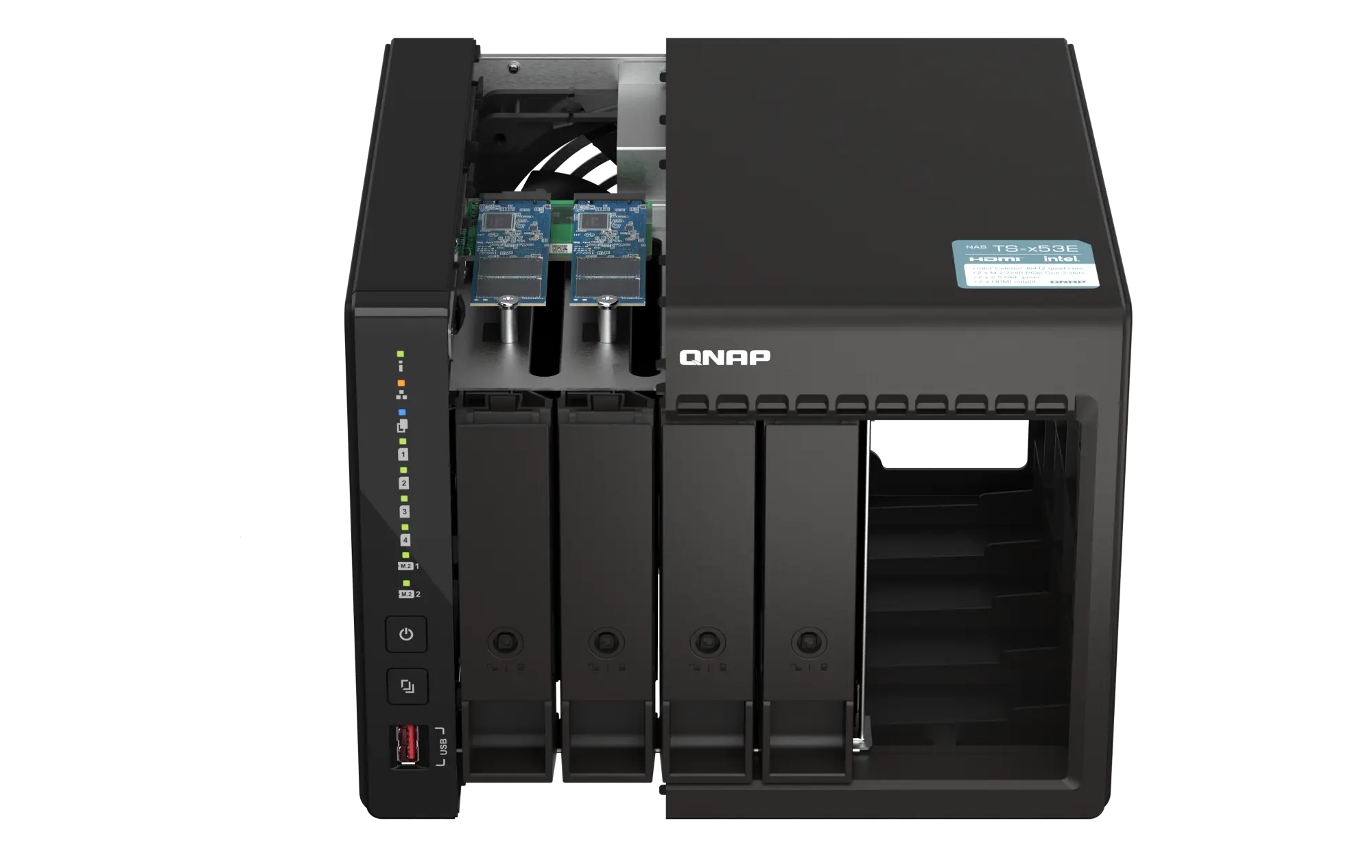 שרת אחסון NAS QNAP TS-453E-8G 4-Bay