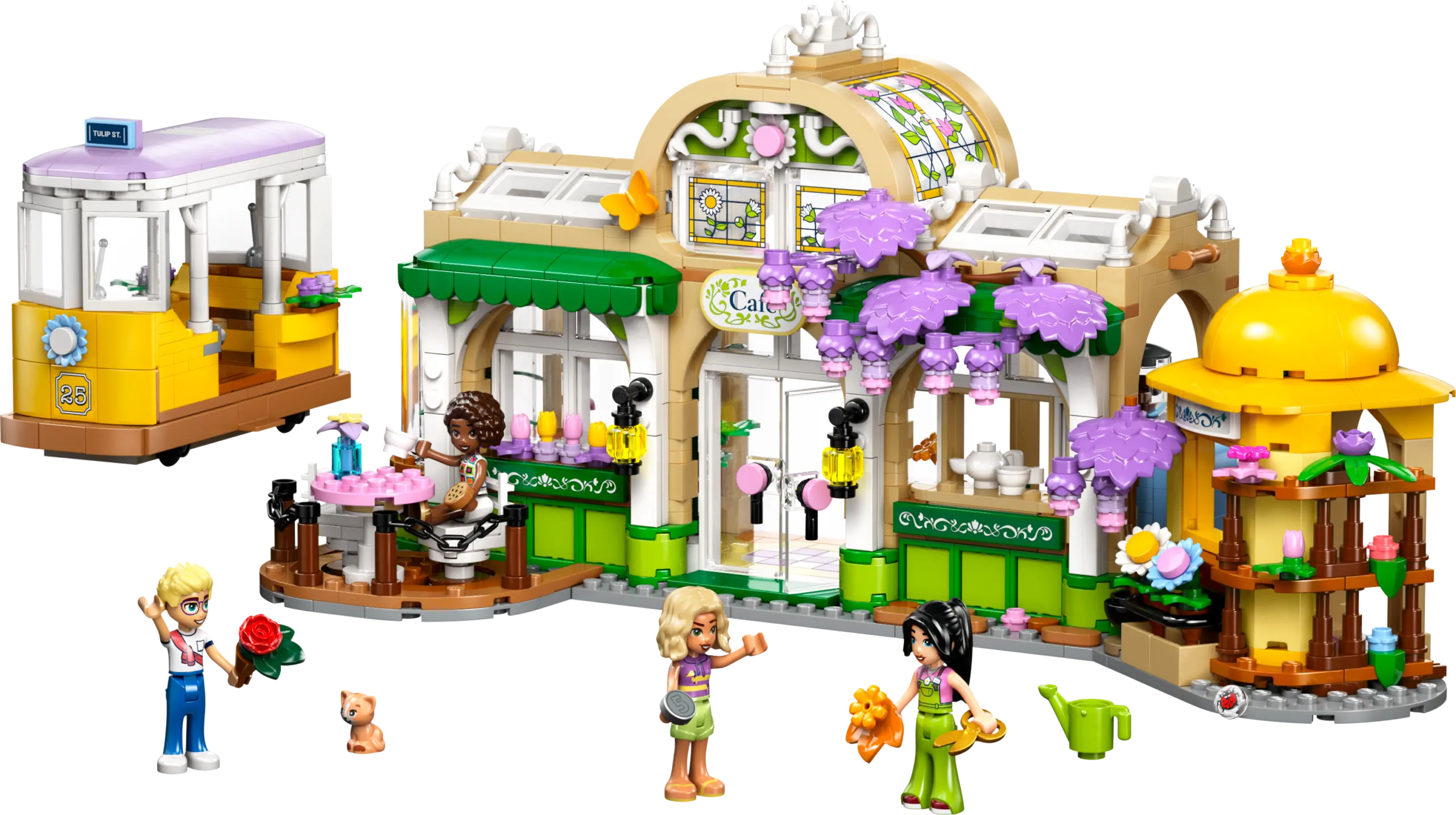 בית קפה וחנות צמחים ופרחים Lego Friends 42671