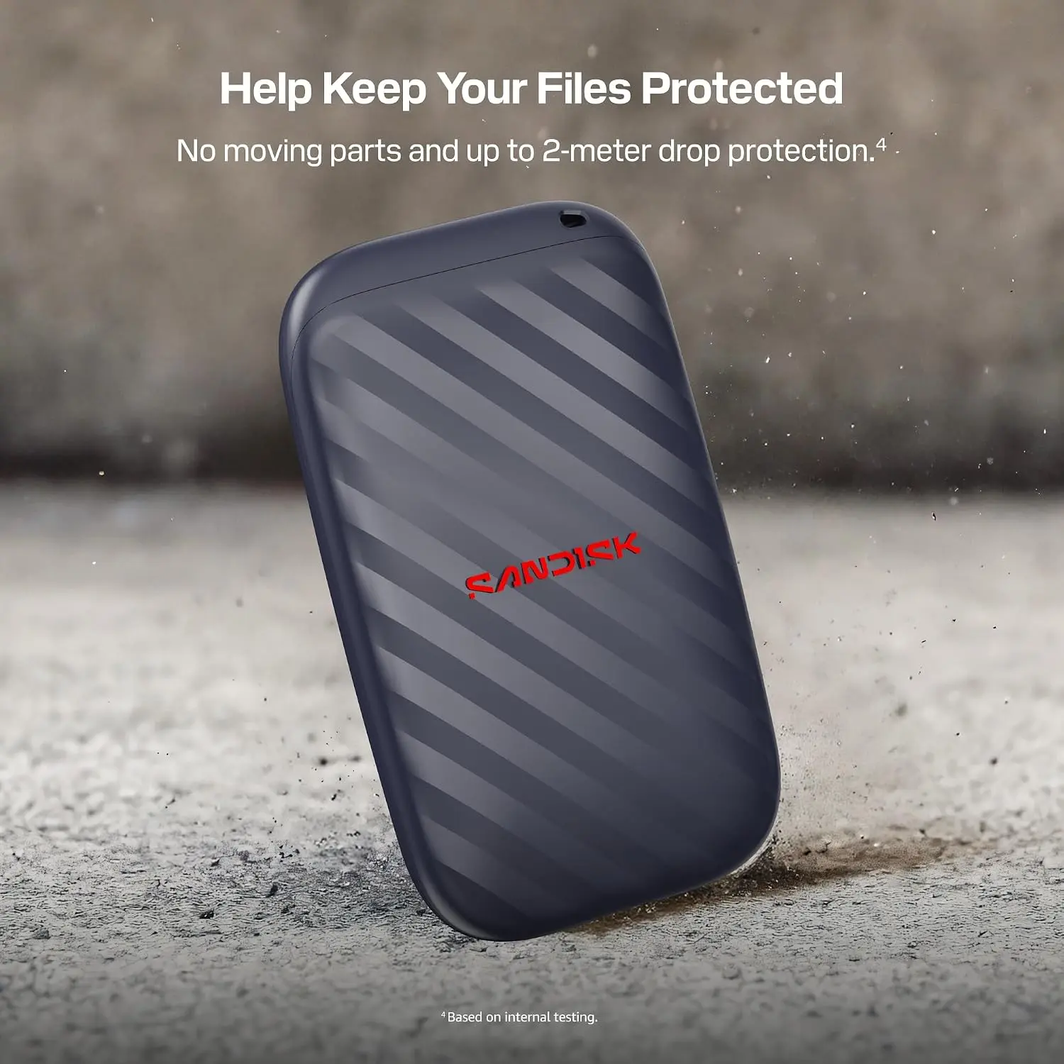 דיסק חיצוני SanDisk SanDisk Portable SSD USB-C 3.2 SDSSDE10-1T00-G25 1TB