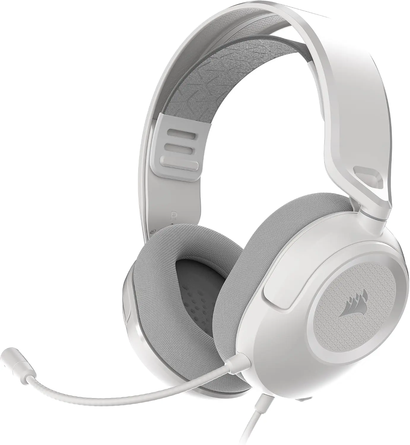 אוזניות גיימינג קשת Over-Ear חוטיות עם מיקרופון Corsair HS35 v3 – צבע לבן