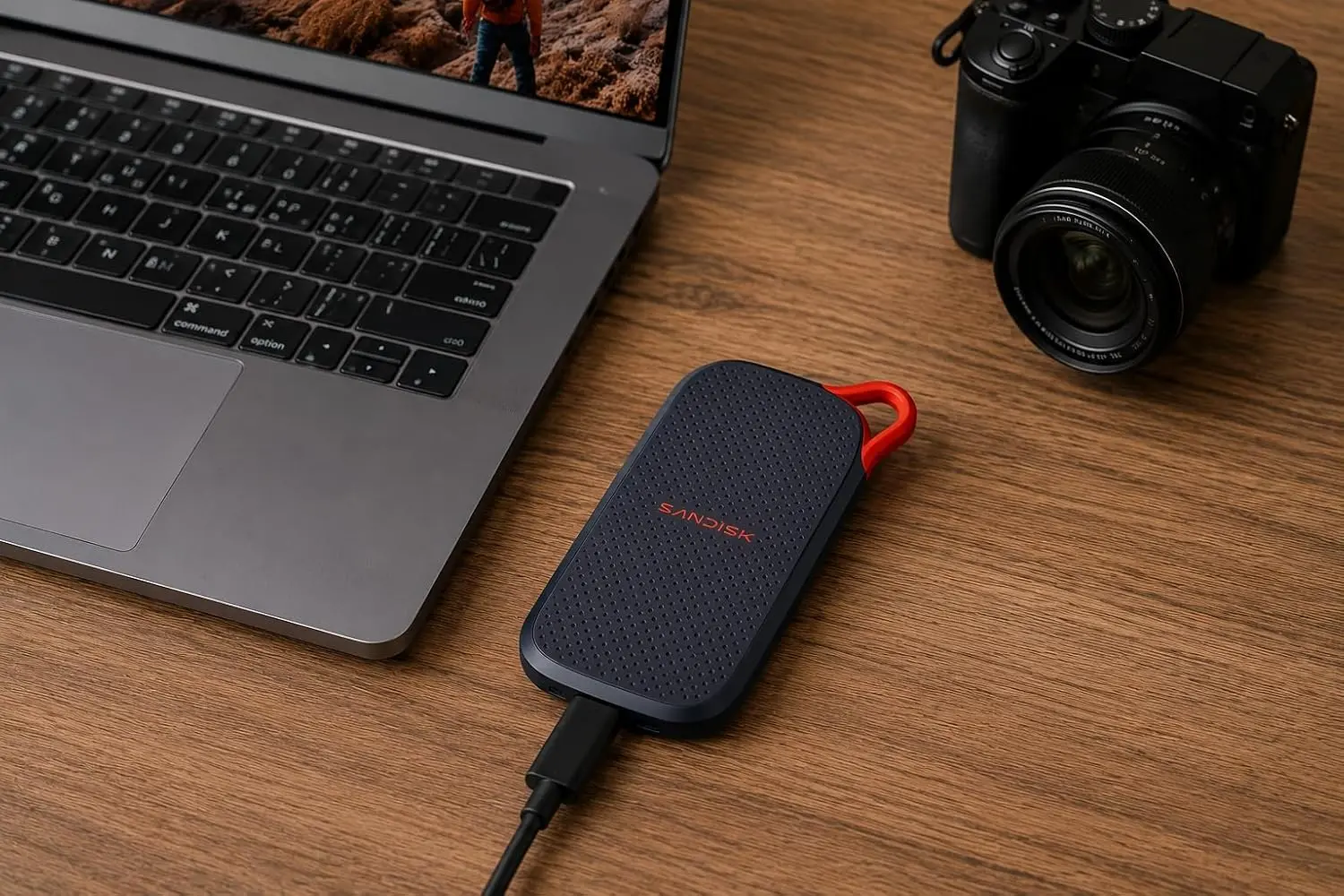 דיסק חיצוני SanDisk Portable SSD V3 USB-C 3.2 SDSSDE31-500G-G25 500GB