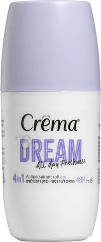 דאודורנט רול-און לאישה Crema 4 In 1 Dream – בנפח 75 מ"ל