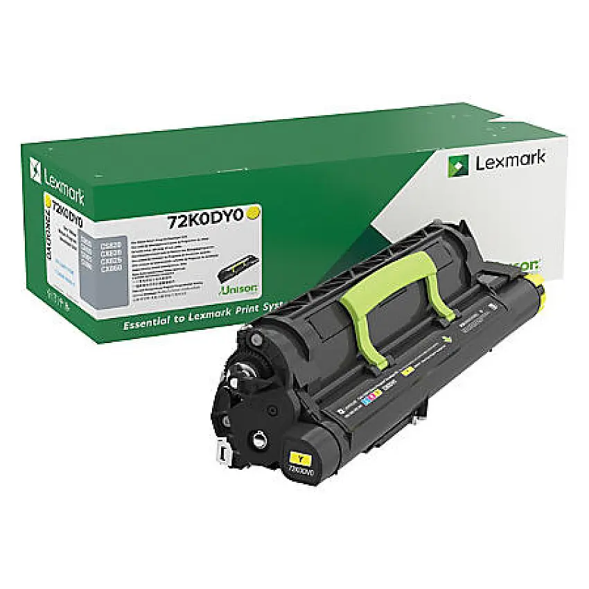 יחידת פיתוח מקורית צהוב Lexmark 72K0DY0