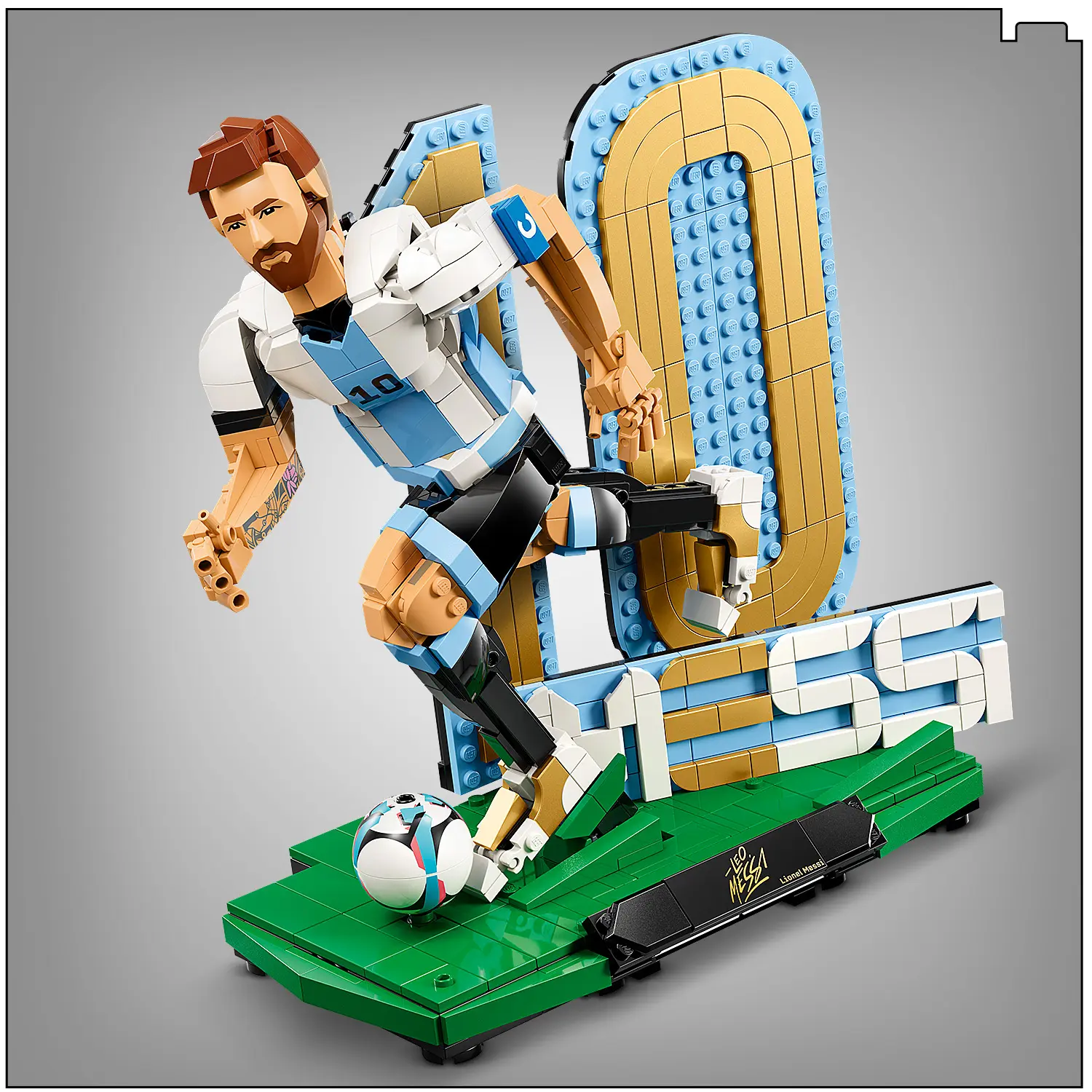 ליונל מסי – אגדת כדורגל Lego Editions 43015