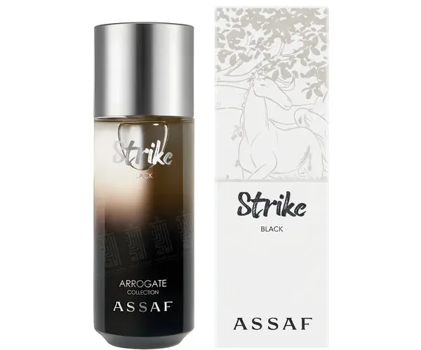 בושם לגבר Assaf Arrogate Strike Black E.D.P 125 ml