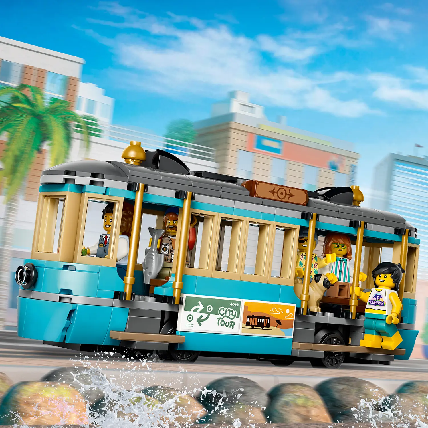 חשמלית רחוב קלאסית לחוף הים Lego City 60506