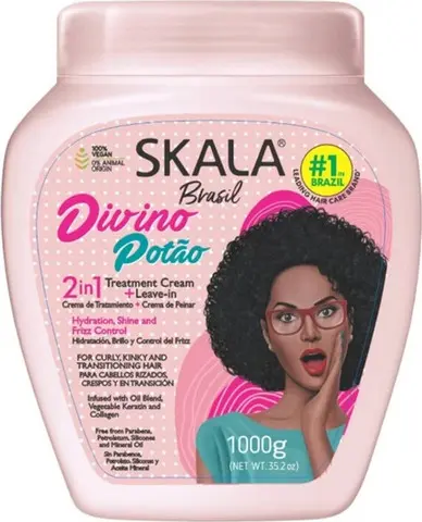 מסכה טיפולית וקרם לחות Skala Divine Power Hair Trmt Conditioner – בנפח 1000 מ"ל