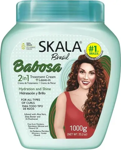 מסכה טיפולית וקרם לחות Skala Babosa Hair Trmt Conditioner – בנפח 1000 מ"ל
