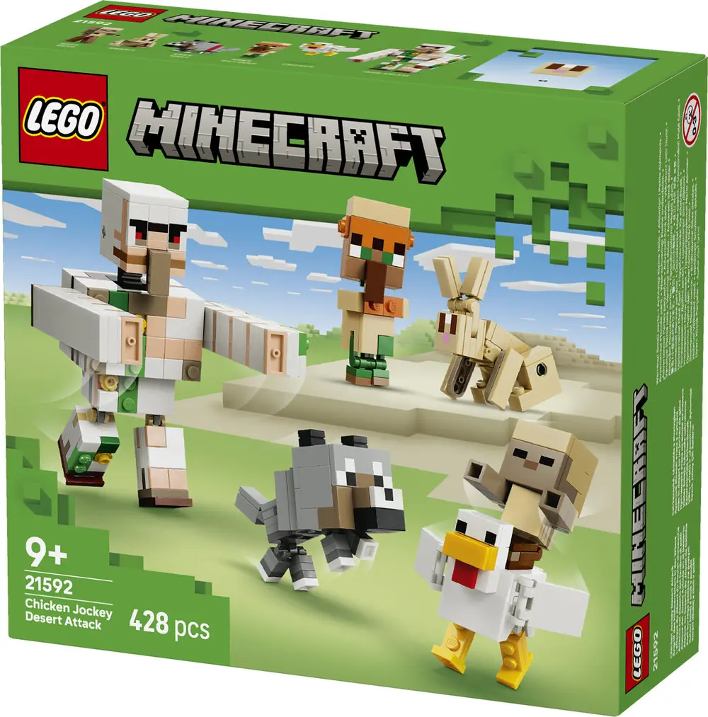 מתקפת צ‘יקן ג‘וקי במדבר Lego Minecraft 21592