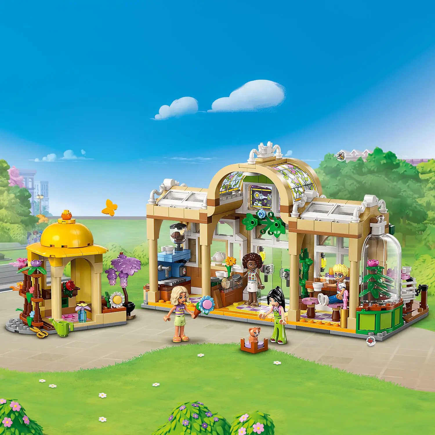 בית קפה וחנות צמחים ופרחים Lego Friends 42671