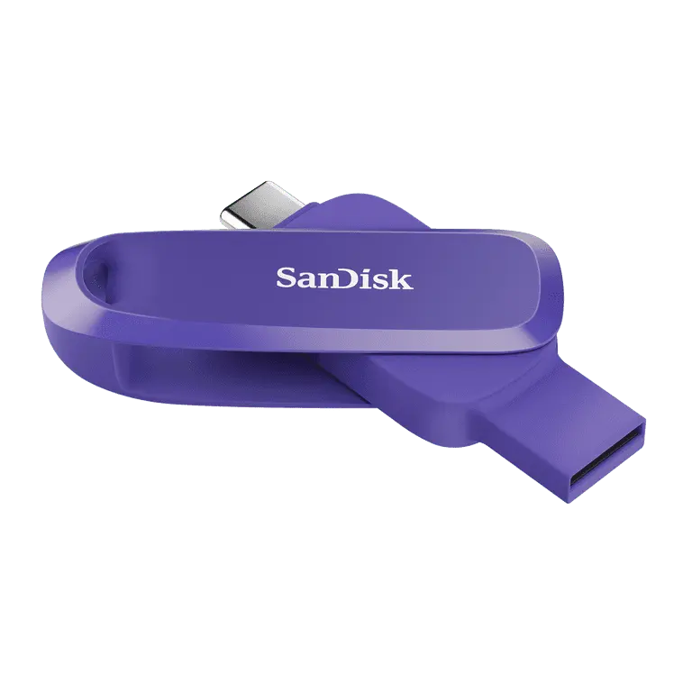 זיכרון נייד SanDisk Phone Drive USB 3.2 – דגם SDDDC6-512G-G46PO – נפח 512GB – בצבע סגול
