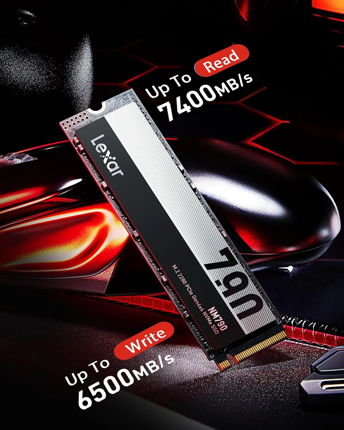 דיסק פנימי Lexar NM790 SSD M.2 2280 LNM790X004T-RNNNG 4TB