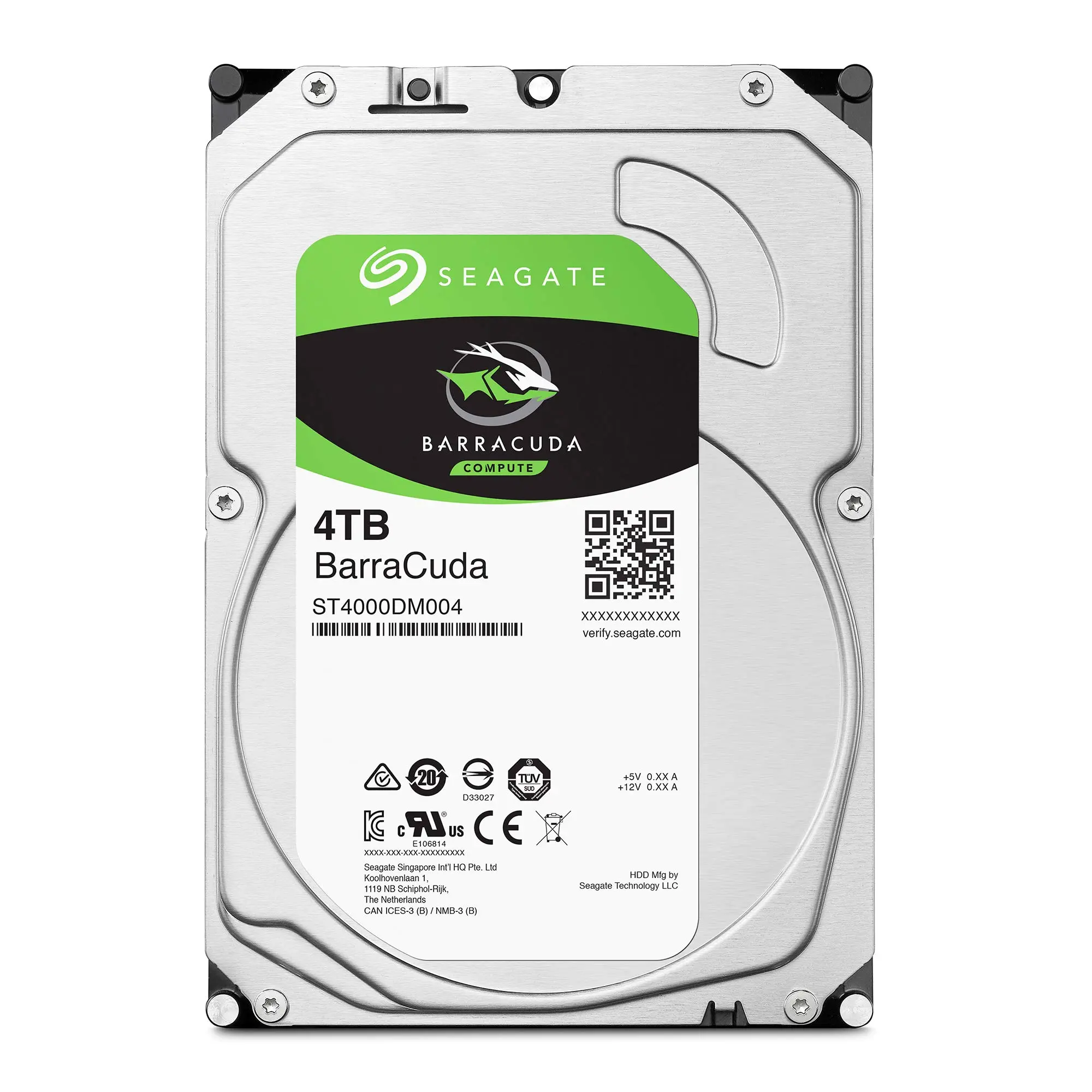 דיסק פנימי Seagate BarraCuda HDD 3.5" ST4000DM004 4TB