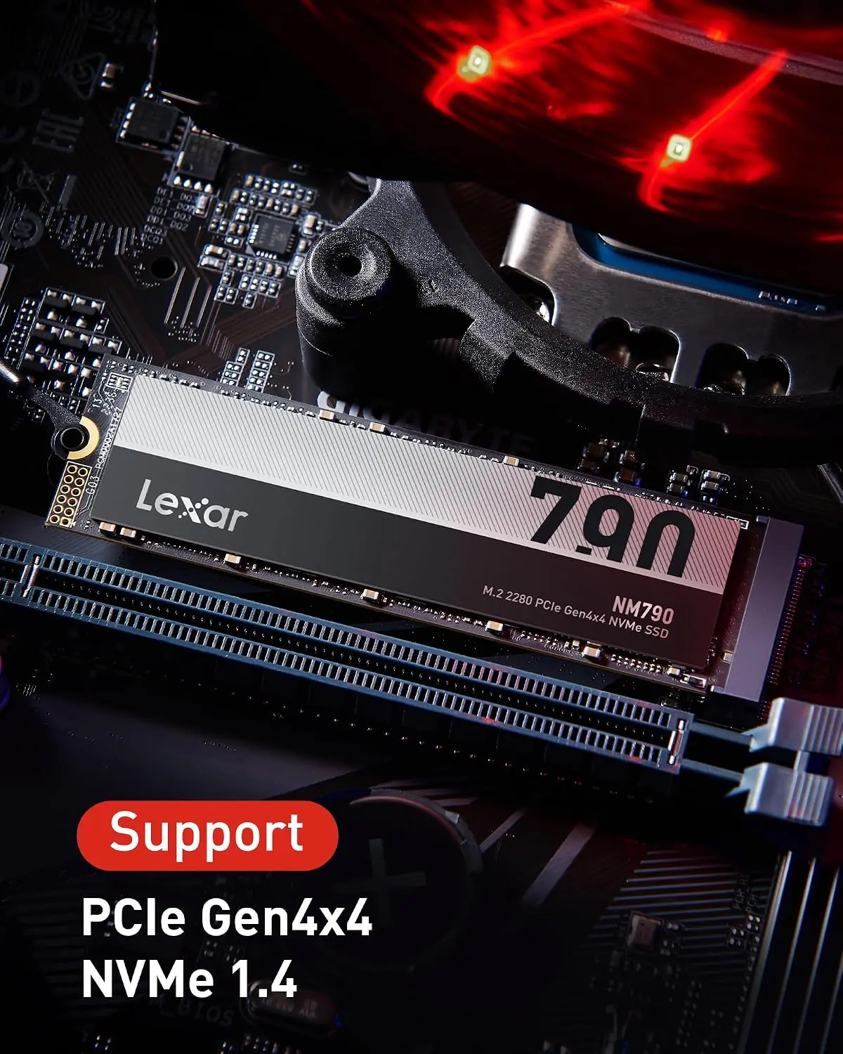 דיסק פנימי Lexar NM790 SSD M.2 2280 LNM790X004T-RNNNG 4TB