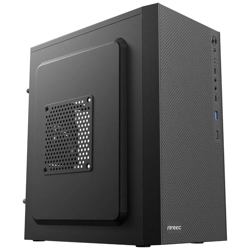 מארז מחשב ללא ספק Antec ST10M Micro-ATX Mini Tower – צבע שחור