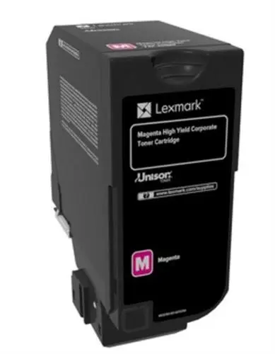 טונר מקורי מגנטה Lexmark 74C5HME