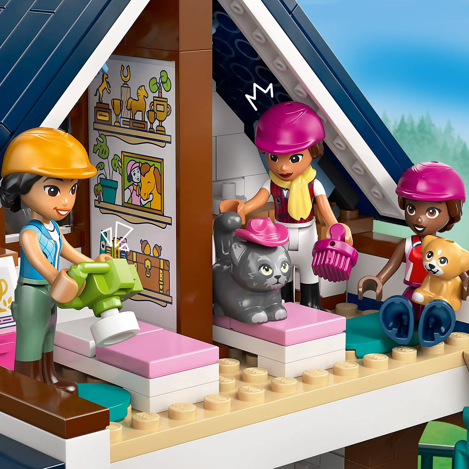 אורוות סוסים ובית ספר לרכיבה Lego Friends 42688