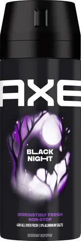 דאודורנט ספריי לגבר Axe Black Night – בנפח 150 מ"ל