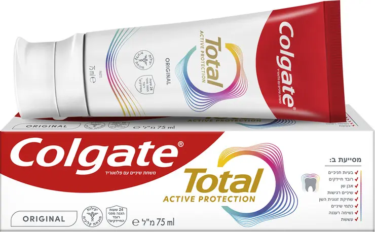 משחת שיניים Colgate Total Original – בנפח 75 מ"ל