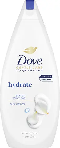 תחליב רחצה בניחוח פרחוני מבית Dove – בנפח 750 מ"ל