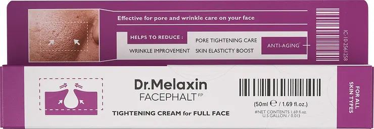 קרם למיצוק עור הפנים למיצוק Dr.Melaxin Facephalt Tightening – בנפח 50 מ"ל
