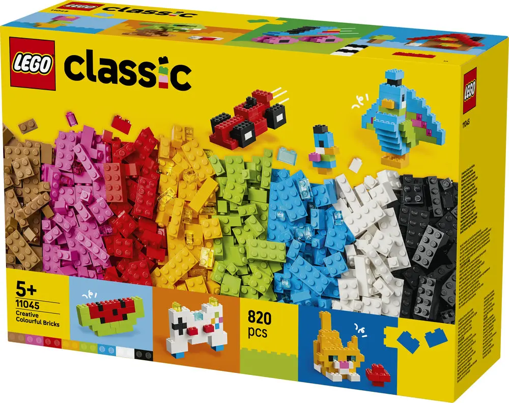 לבנים יצירתיות במגוון צבעים Lego Classic 11045