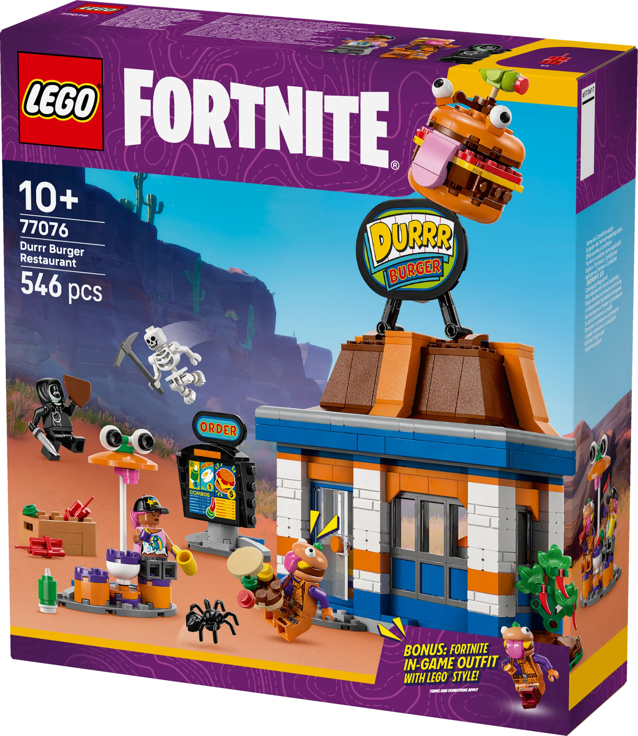 מסעדת בורגר דורר Lego Fortnite 77076