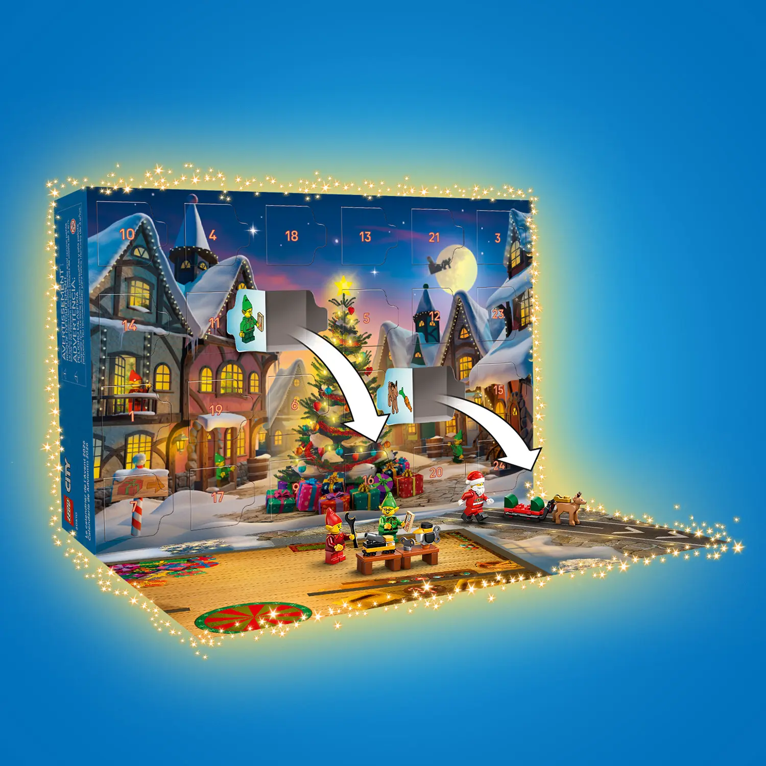 לוח הפתעות חגיגי 2026 Lego City 60510