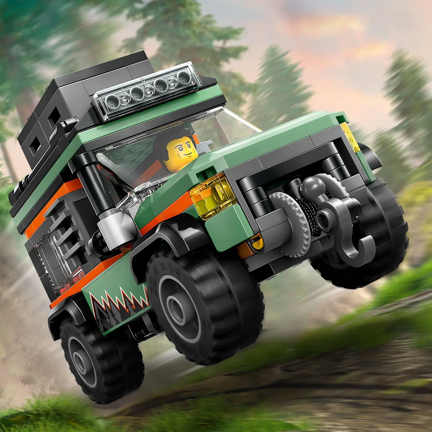 משאית רכב שטח 4X4 לנסיעה בהרים Lego City 60447