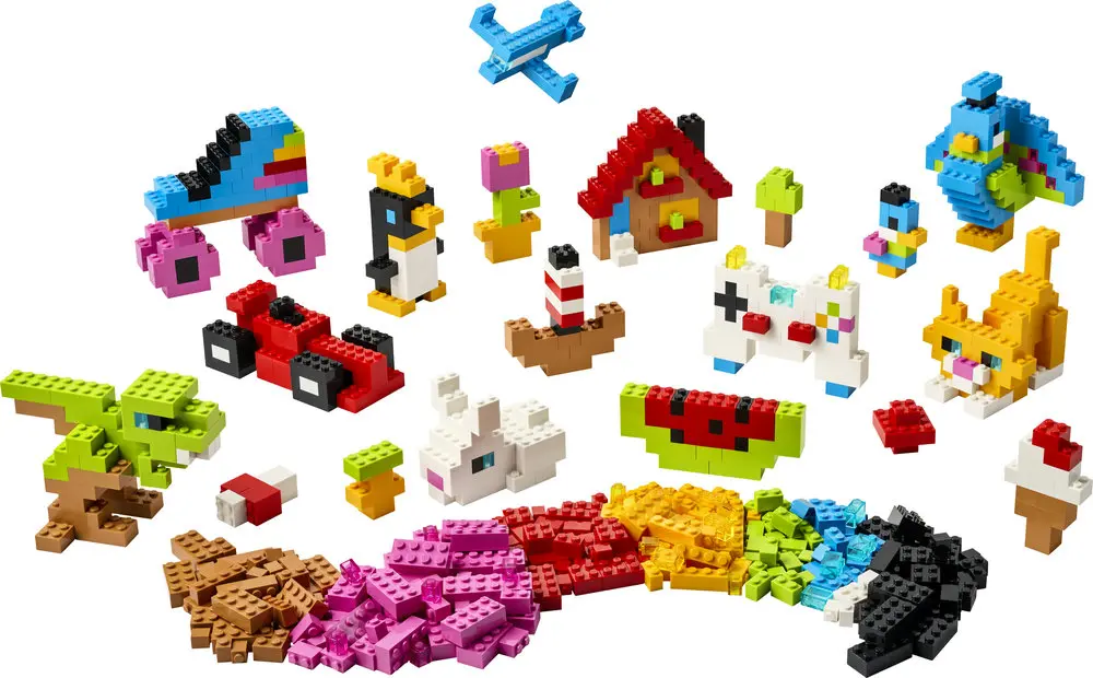 לבנים יצירתיות במגוון צבעים Lego Classic 11045