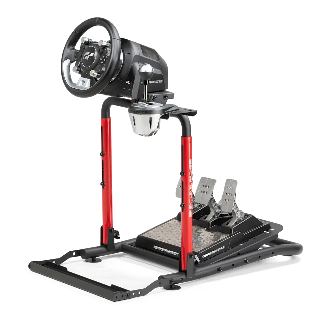 מעמד מתקפל להגה מירוצים Wheel Stand Lite 2.0 מבית Next-Level בצבע שחור