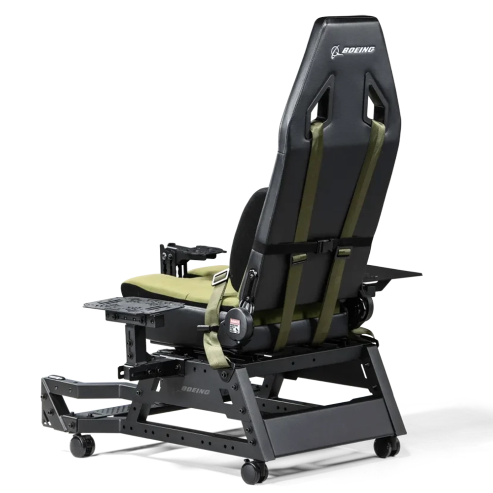 מעמד/אביזר Flight Seat Pro Boeing Military Edition מבית Next Level Racing בצבע ירוק צבאי