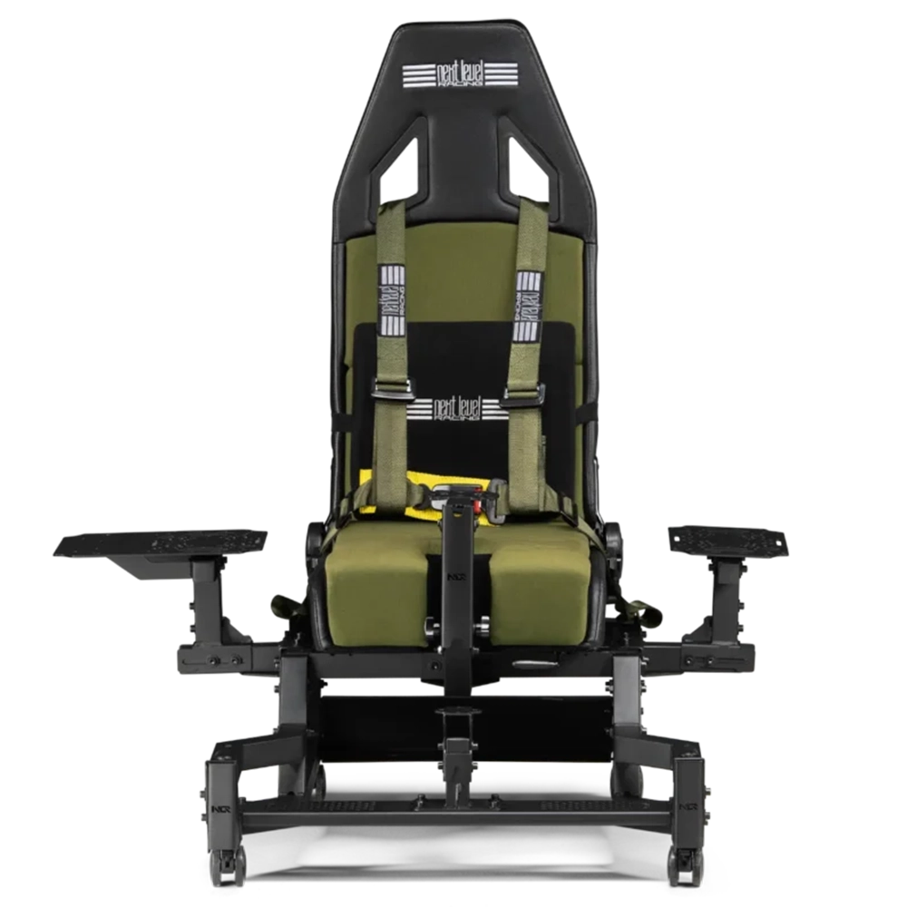 מעמד/אביזר Flight Seat Pro Boeing Military Edition מבית Next Level Racing בצבע ירוק צבאי
