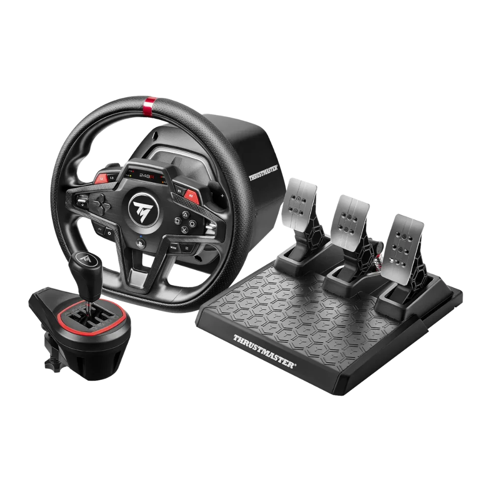 חבילת הגה, דוושות וידית הילוכים Thrustmaster T248R Shifter Pack ל-PS4/PS5/PC