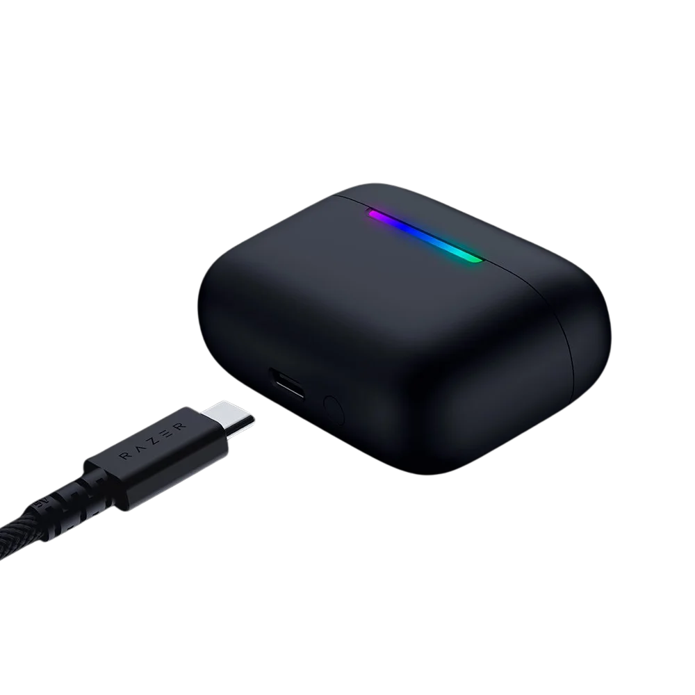אוזניות גיימינג אלחוטיות Razer Hammerhead V3 X HyperSpeed – צבע שחור
