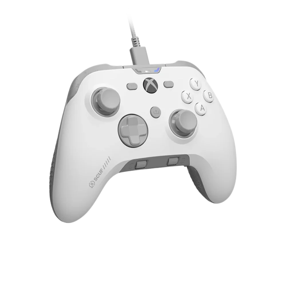 בקר משחק חוטי SCUF Valor Wired TMR ל-Xbox/PC בצבע לבן