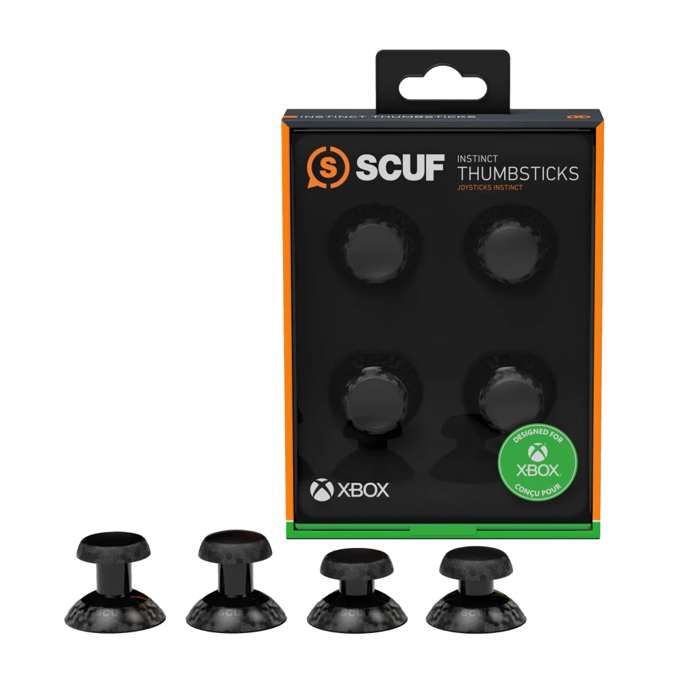 ערכת 4 ג'ויסטיקים Scuf Thumbsticks 4x For Instinct / Pro מבית Scuf בצבע שחור