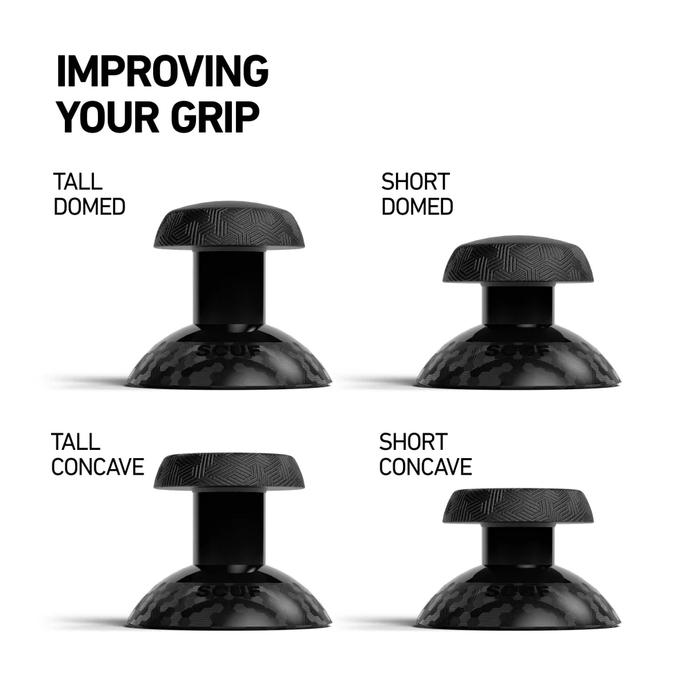 ערכת 4 ג'ויסטיקים Scuf Thumbsticks 4x For Instinct / Pro מבית Scuf בצבע שחור
