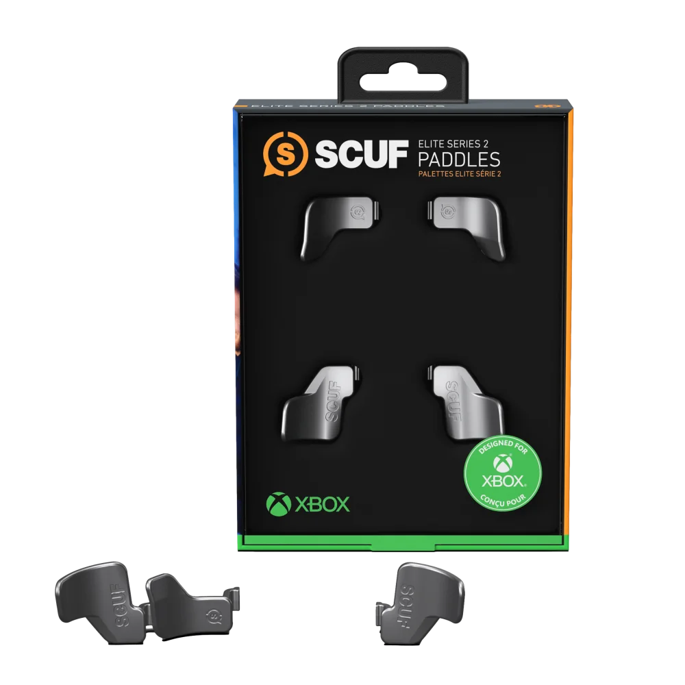 פדלים לבקר Scuf Paddles Kit for Xbox Elite Series 2 ל-Xbox/PC מבית Scuf בצבע אפור מטאלי
