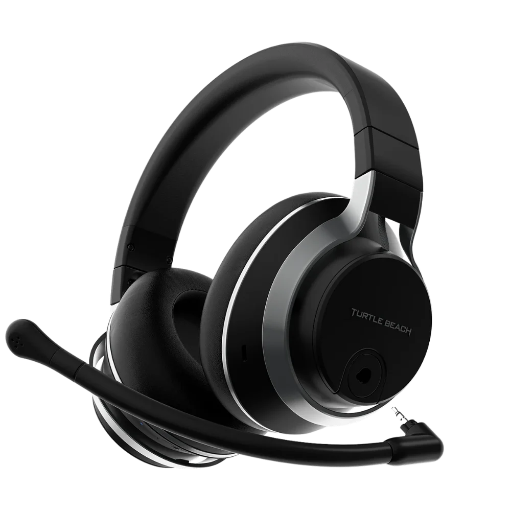 אוזניות גיימינג קשת Over-Ear אלחוטיות עם ביטול רעשים ומיקרופון Turtle Beach Stealth Pro – צבע שחור