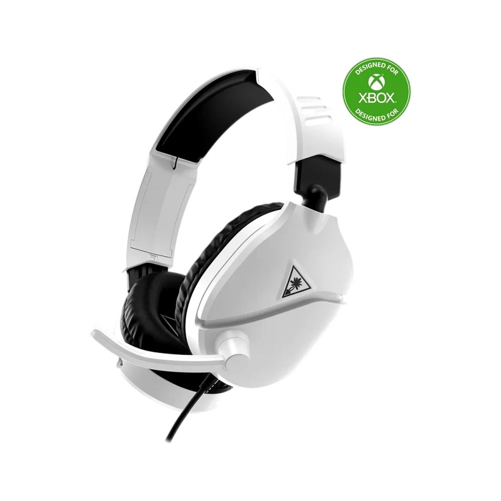 אוזניות גיימינג קשת Over-Ear חוטיות עם מיקרופון Turtle Beach Recon 70 – צבע לבן