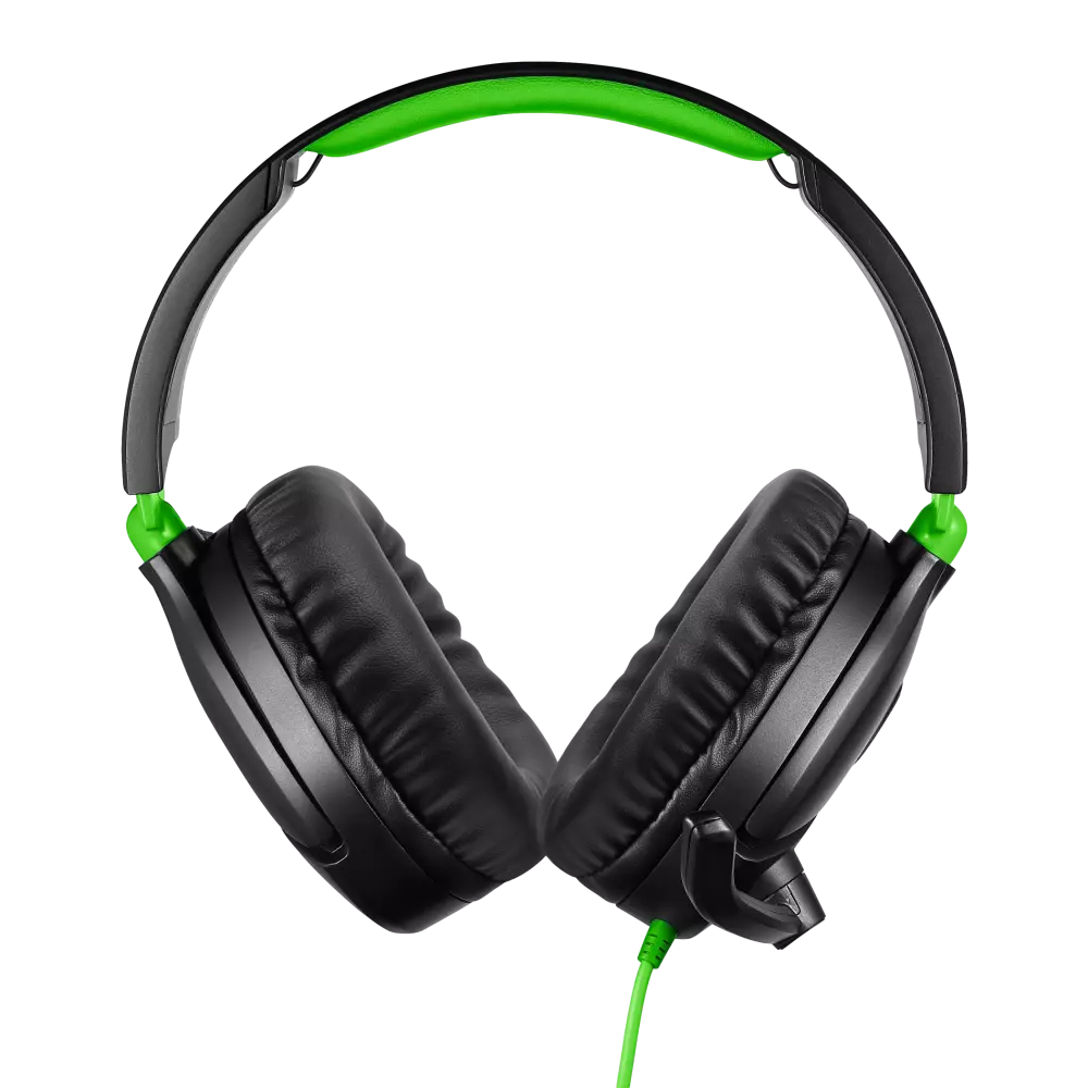 אוזניות גיימינג קשת Over-Ear חוטיות עם מיקרופון Turtle Beach Recon 70 – צבע שחור-ירוק